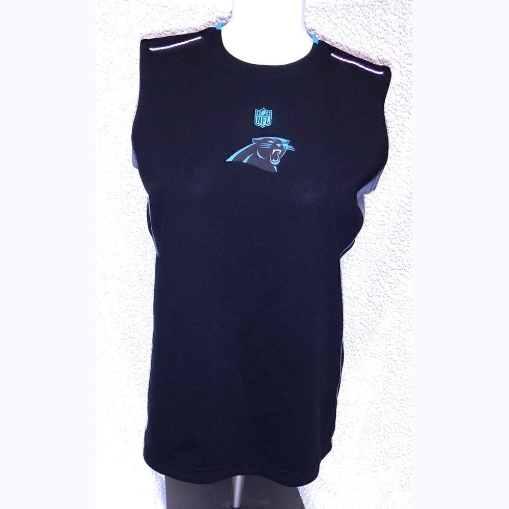 NFL Carolina Panthers sleeveless workout shirt